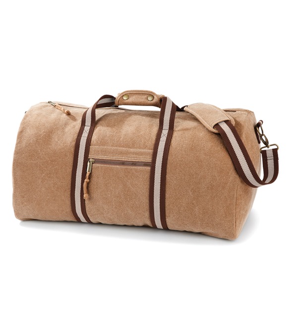Vintage canvas holdall