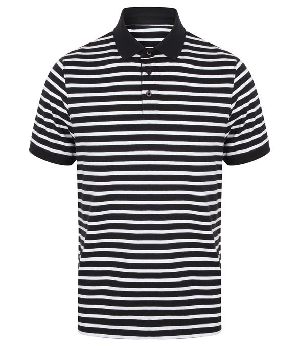 Striped Jersey polo shirt