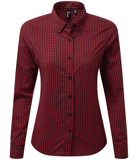 Women's Maxton check long sleeve shirt