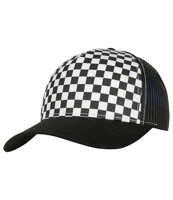 Checkerboard retro trucker (6506CB)