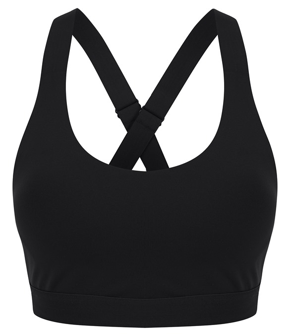Medium impact core bra