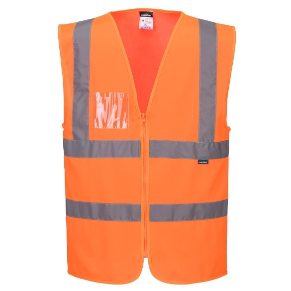 Hi-Vis Zipped Band and Brace Vest