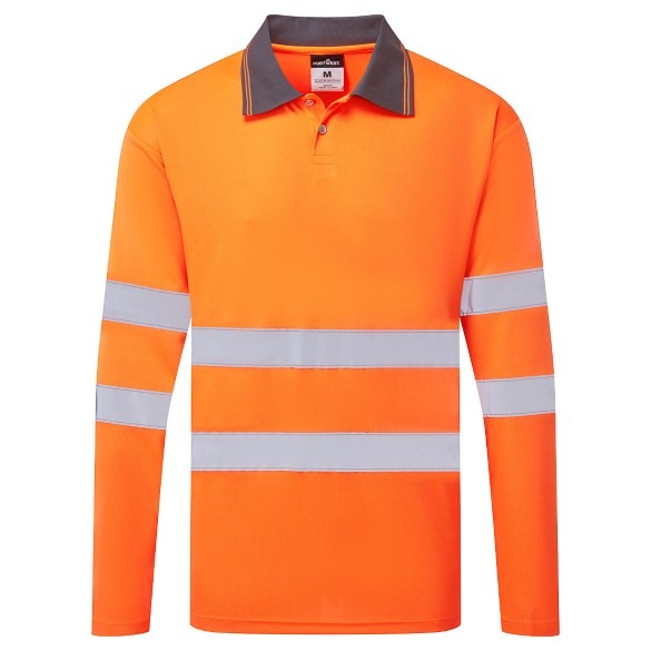 ES1 Essential Hi-Vis Polo Shirt L/S