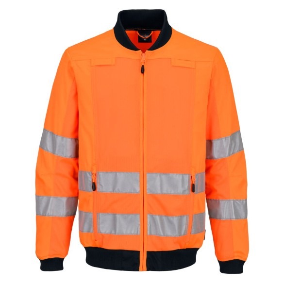 Hi-Vis Mesh Panel Work Jacket