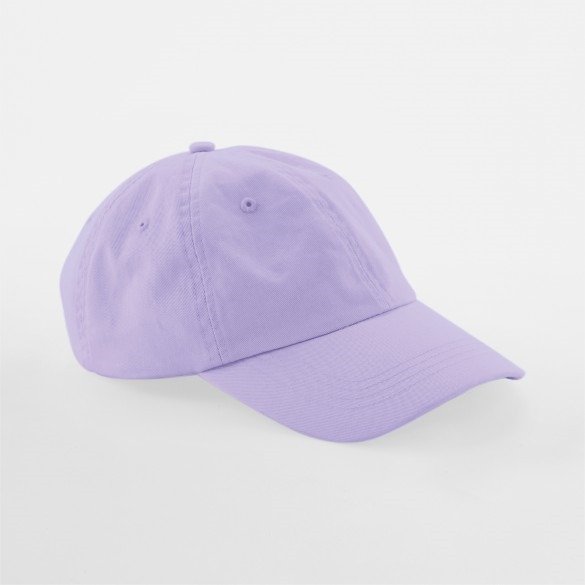 Junior low-profile 6-panel dad cap