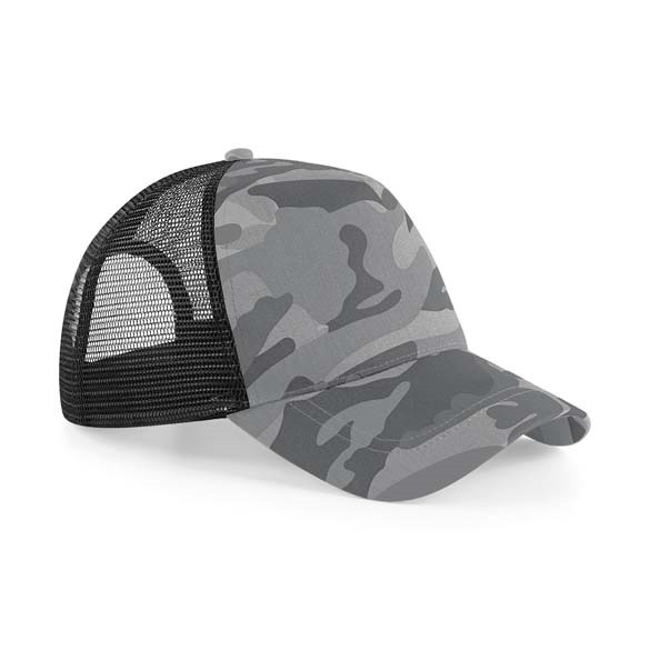 Camo snapback trucker