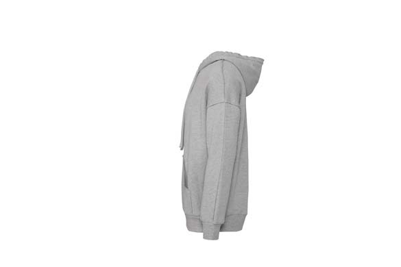 Unisex raw-seam hoodie