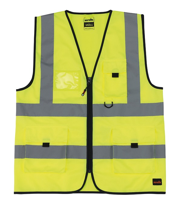 High-visibility technical vest