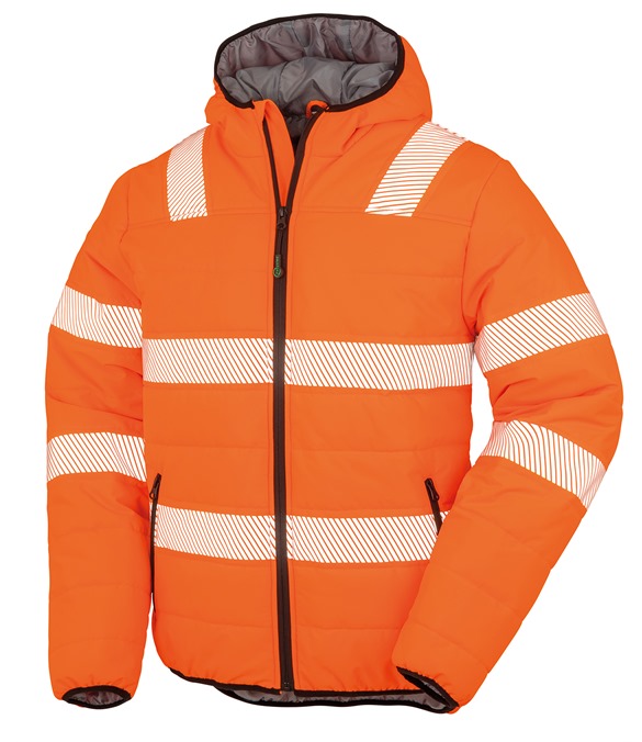 Recycled ripstop padded safety jacket