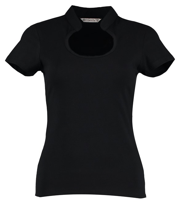 Women's corporate top keyhole neck (regular fit)