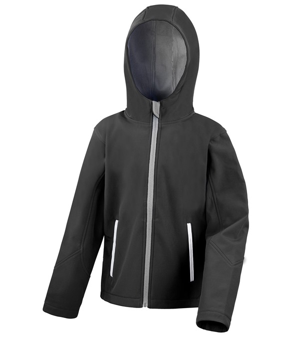 Core junior TX performance hooded softshell jacket