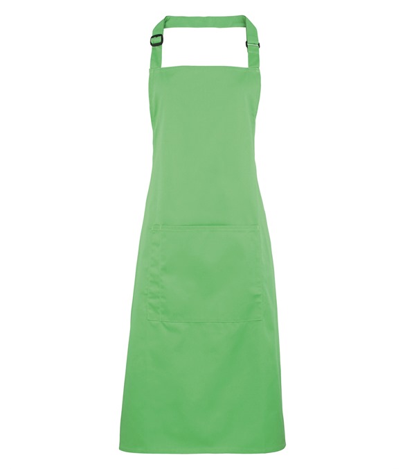 Colours bib apron with pocket