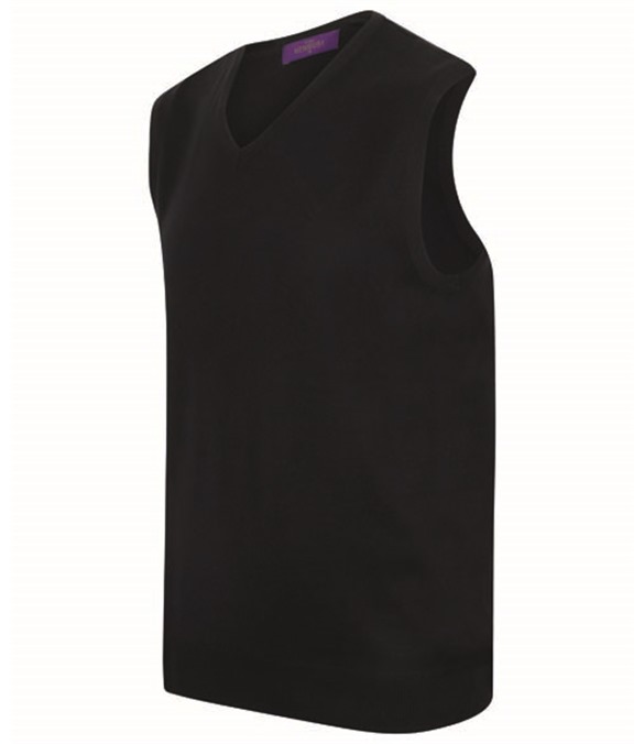 Sleeveless v-neck jumper