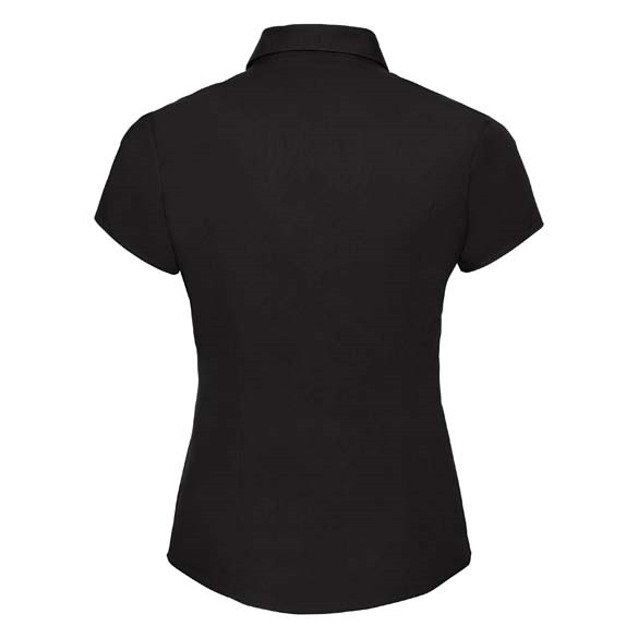Women&#39;s short sleeve easycare fitted stretch shirt