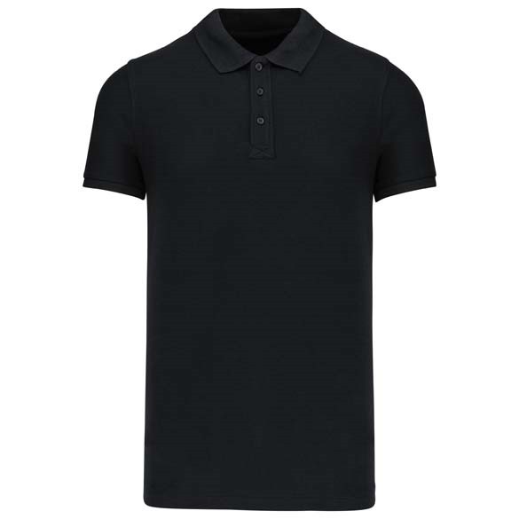 Organic piqu&#233; short sleeve polo shirt