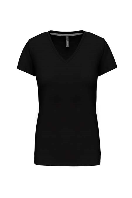 Women&#39;s short sleeve v-neck t-shirt
