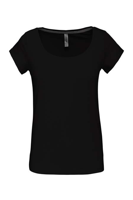 Women&#39;s boat neck t-shirt