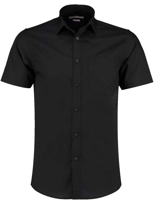 Poplin shirt short-sleeved (tailored fit)