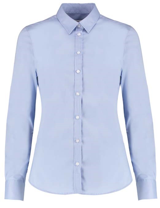 Women&#39;s stretch Oxford shirt long-sleeved (tailored fit)