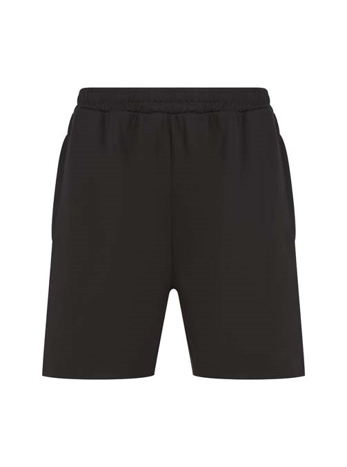 Knitted shorts with zip pockets