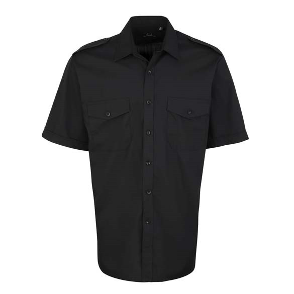 Short sleeve pilot shirt