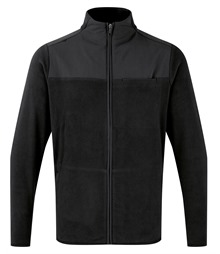 'Agility' men's panelled fleece jacket