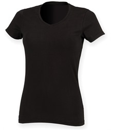 Feel good women's stretch v-neck t-shirt