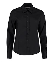 Women's corporate Oxford blouse long-sleeved (tailored fit)