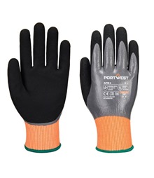 Cut F15 Nitrile Aqua Glove