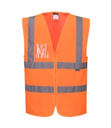Hi-Vis Zipped Band and Brace Vest