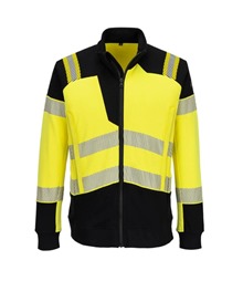 PW3 Modaflame Knit Hi-Vis FR Full Zip Sweatshirt