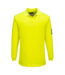 Modaflame Knit FR Long Sleeve Polo Shirt