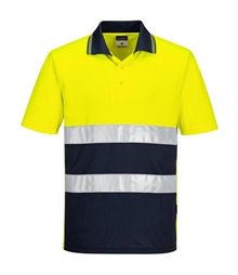 Two-Tone Lightweight Polo Shirt S/S