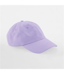 Junior low-profile 6-panel dad cap