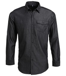 Jeans stitch denim shirt