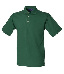 Classic cotton piqu? polo with stand-up collar