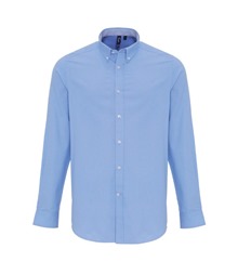 Cotton-rich Oxford stripes shirt