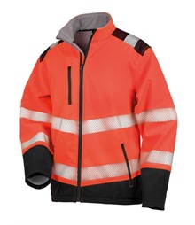Printable ripstop safety softshell