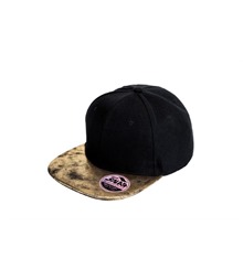 Bronx glitter flat peak snapback cap