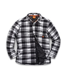 Worker padded checked shirt