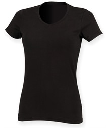 Feel good women's stretch v-neck t-shirt