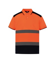 Hi-vis two-tone polo shirt (HVJ220)