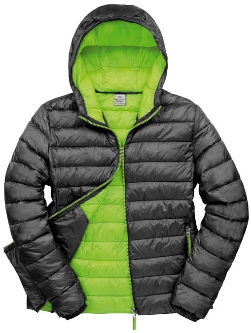 Urban snow bird hooded jacket