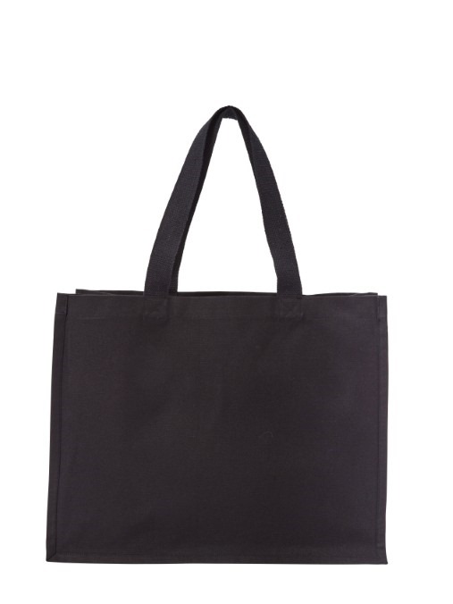 Recycled premium canvas stand-up shopper