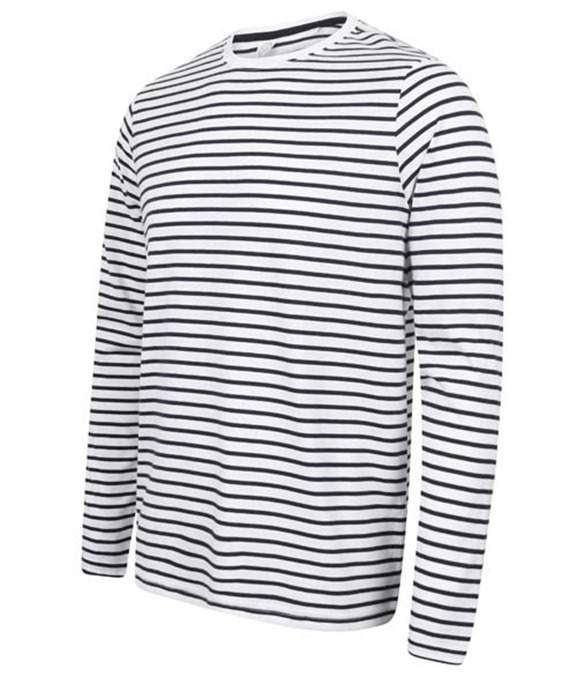 Unisex long-sleeved striped T