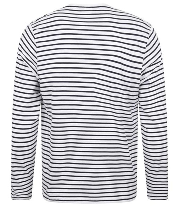 Unisex long-sleeved striped T