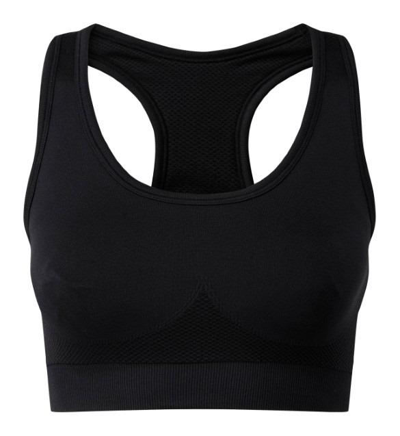 TriDri&#174; seamless &#39;3D fit&#39; multi-sport sculpt solid colour bra