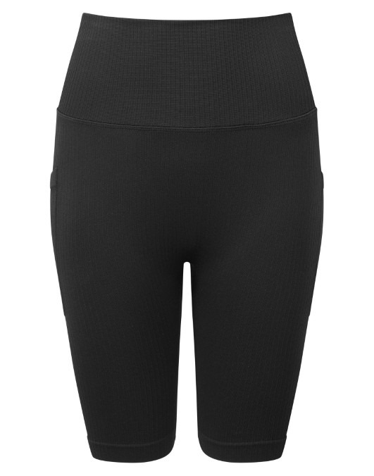 Women’s TriDri&#174; ribbed seamless &#39;3D Fit&#39; cycle shorts
