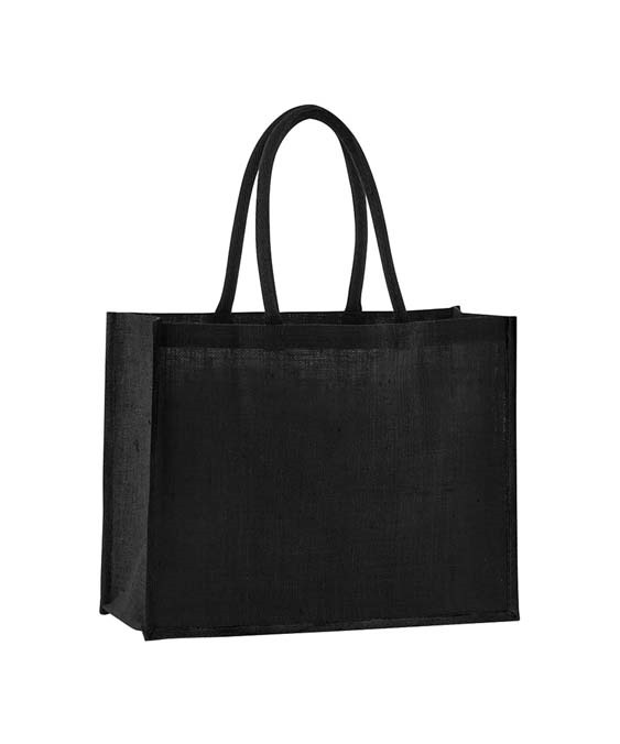 Natural starched jute classic shopper