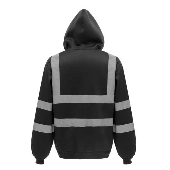 Hi-vis zip hoodie (HVK07)